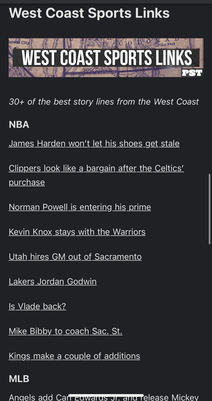 West Coast Sports Reads by PST Media